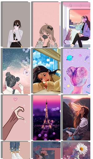 Girly Wallpapers & Backgrounds 3 تصوير الشاشة