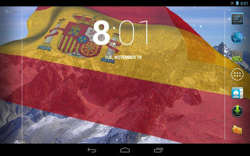 Spain Flag Live Wallpaper screenshot 10