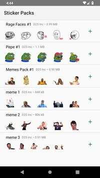 Meme Stickers for Whatsapp WAStickerApps screenshot 1