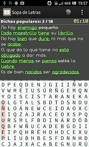 Sopa de letras - en español screenshot 3