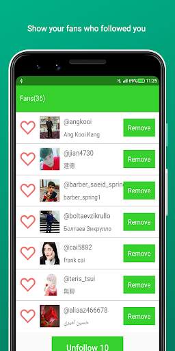 Unfollow Analyzer - Unfollower screenshot 4