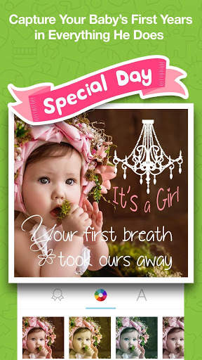 Baby Milestones- Baby Monthly Pictures & Baby Art screenshot 3