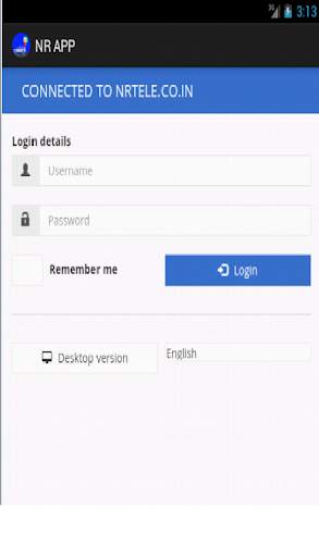 NR APP screenshot 1