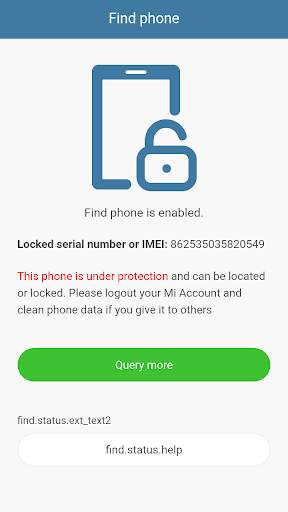 TTA MI Finddevice Mi Cloud Lock Check 3 تصوير الشاشة