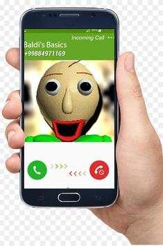 Baldi's Basics Fake Call Prank Education 1 تصوير الشاشة