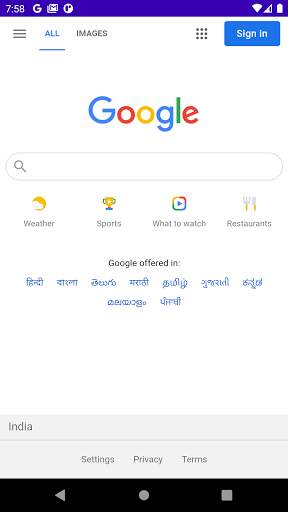 My Browser screenshot 1