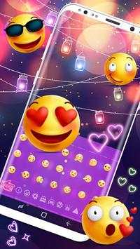 Sparkle Neon Lights  keyboard Theme screenshot 3