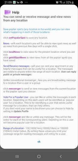 popLair [location based Messenger and News app] screenshot 7