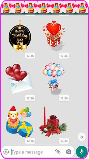 Stickers Happy birthday Animated for whatsapp🎊 screenshot 6