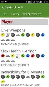 Cheats for GTA 5 screenshot 3