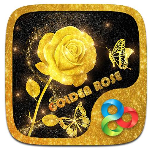 Golden Rose Parallax Go Launcher Theme 1.00