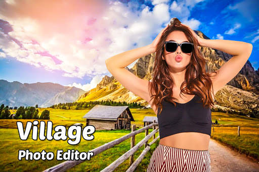 Village Cut paste Photo Frame screenshot 4