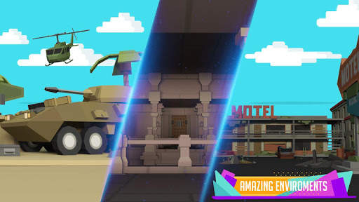 Blocky City Street Fighting Wrestling screenshot 3
