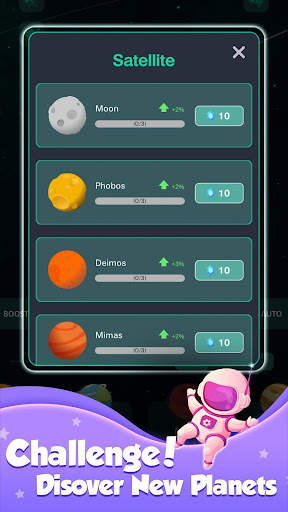Tap Galaxy-Build your space world screenshot 4
