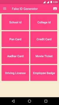 Fake aadhar Card ID  Generator screenshot 2