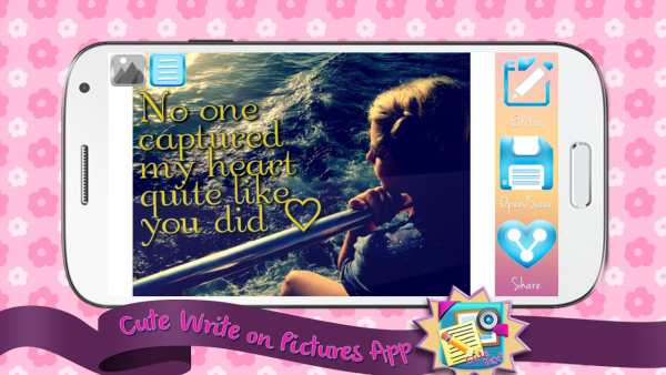 Cute Write on Pictures App screenshot 5