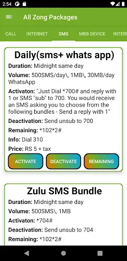 Zong Packages 2021 | Zong Packages 2021 Newest screenshot 13