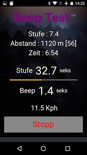 Beep Test screenshot 2