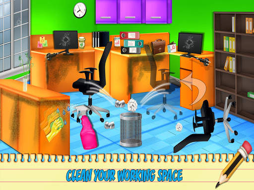 Office Clean Up: Room Cleaning & Repair Game screenshot 2