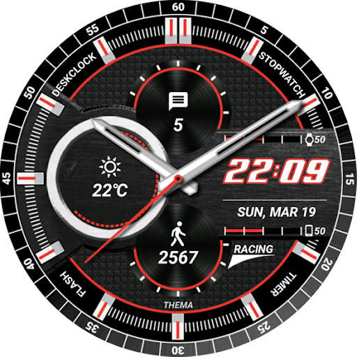 Racing Watch Face & Clock Widget screenshot 9