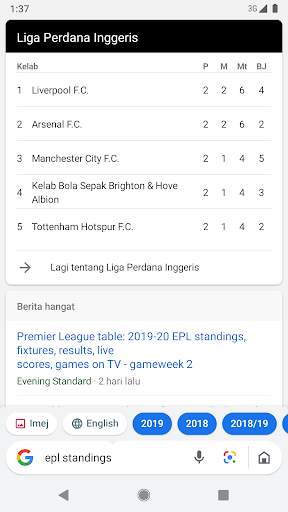 Google Go screenshot 4
