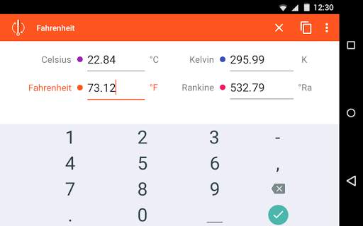 Temperatuur Converter screenshot 8