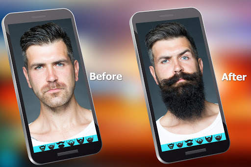 Man Mustache Beard FaceChanger 4 تصوير الشاشة