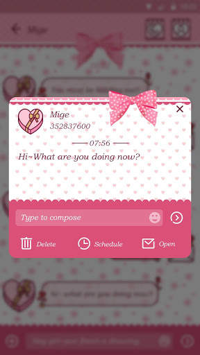 GO SMS PRO HELLO THEME screenshot 4