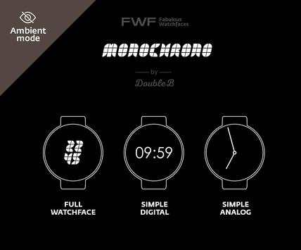 MonoChrono Watch Face FWF screenshot 2