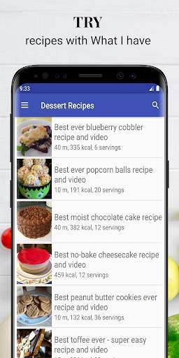 Dessert recipes free app offline with photo. screenshot 1