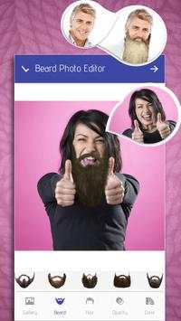 Beard, mustache & hair Photo Editor : New Styles screenshot 2