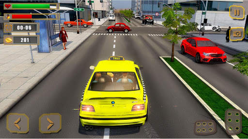Crazy Car Driving Taxi Games screenshot 5
