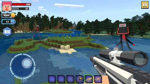 Fire Craft: 3D Pixel World screenshot 5