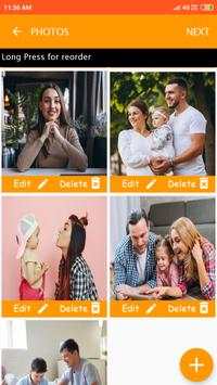 Birthday video maker for love with photo and song screenshot 5