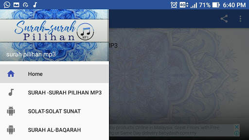 SURAH-SURAH PILIHAN MP3 screenshot 9