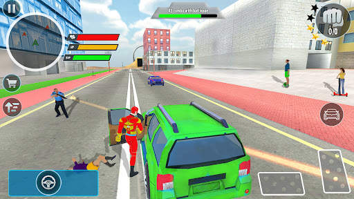 Police Robot Rope Hero Game 3d screenshot 5