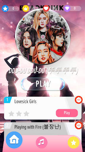 Piano Tiles: Black Kpop Pink screenshot 1
