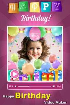 Happy Birthday Video Maker screenshot 2