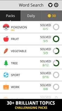 Word Search Topic Pokemon screenshot 4