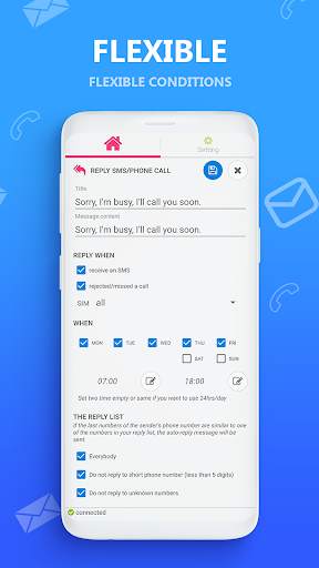 AUTO MESSAGE hantar balas sms screenshot 5