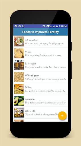 Foods to Improves Fertility screenshot 1