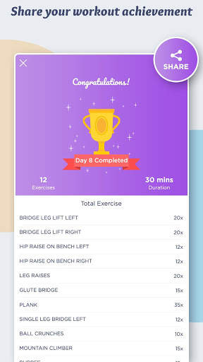 30 Days Lose Weight Workout for Flat Stomach screenshot 7
