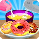 Make Donuts Top Pastry Chef kids Cooking Games 3D logo