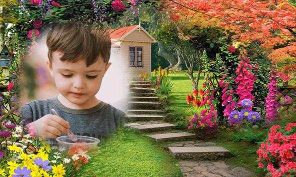 Beautiful Flower Garden Photo Frame Application screenshot 2