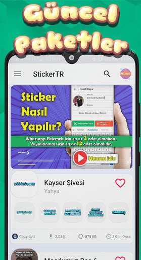 Sticker TR - Arşiv ve Maker screenshot 1