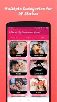 inShort : Dp Status and Video screenshot 5