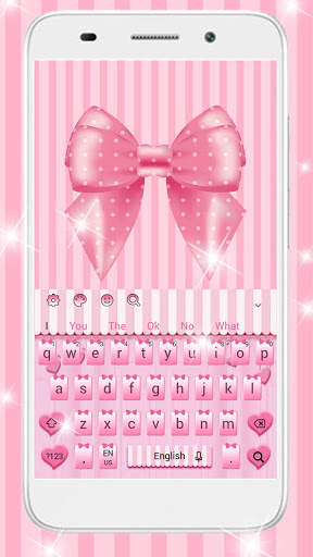 Pink Bow Keyboard screenshot 2