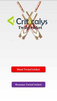 Criticalys Twin Cricket screenshot 1