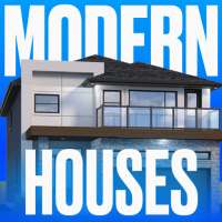 Modern Houses Minecraft MCPE logo