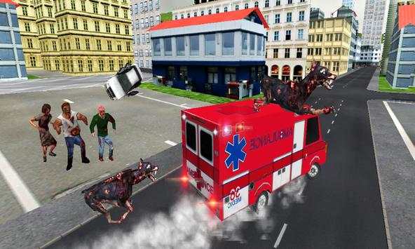 Ambulance Rescue Drive: Zombie screenshot 7